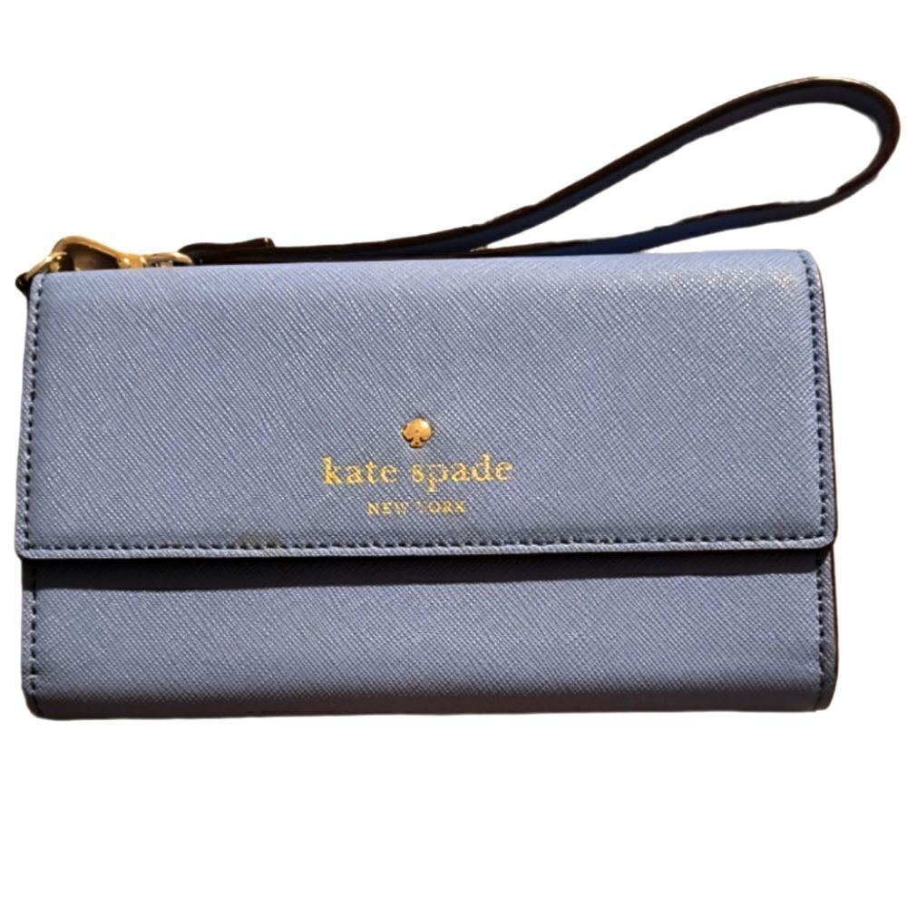 Kate Spade New York Blue Cell Phone Wristlet Wallet